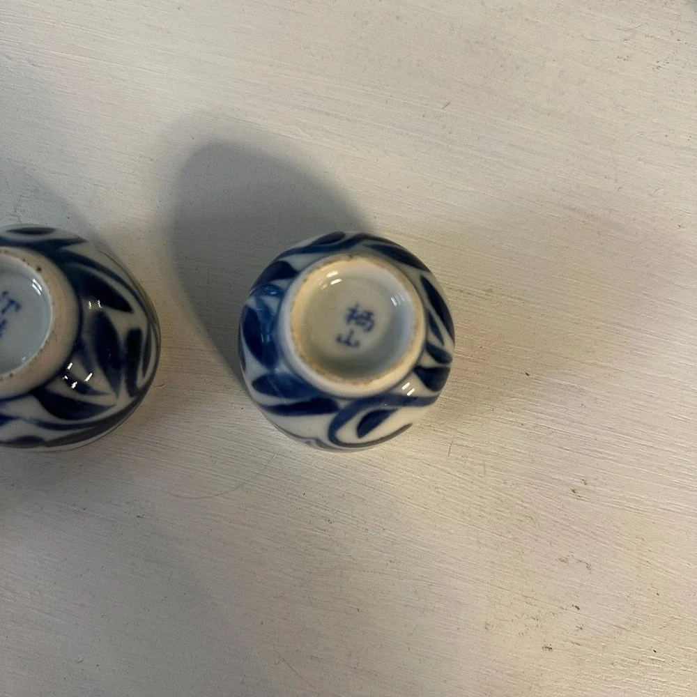 Set of 3 tiny bowls sushi soy sauce Japanese Asian charcuterie